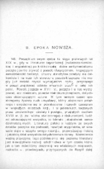 Historya literatury polskiej: Epoka nowsza